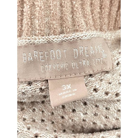 Barefoot Dreams Cozy Chic Ultra Light Pink Soft Sweater Size 3X E99 - Picture 7 of 16